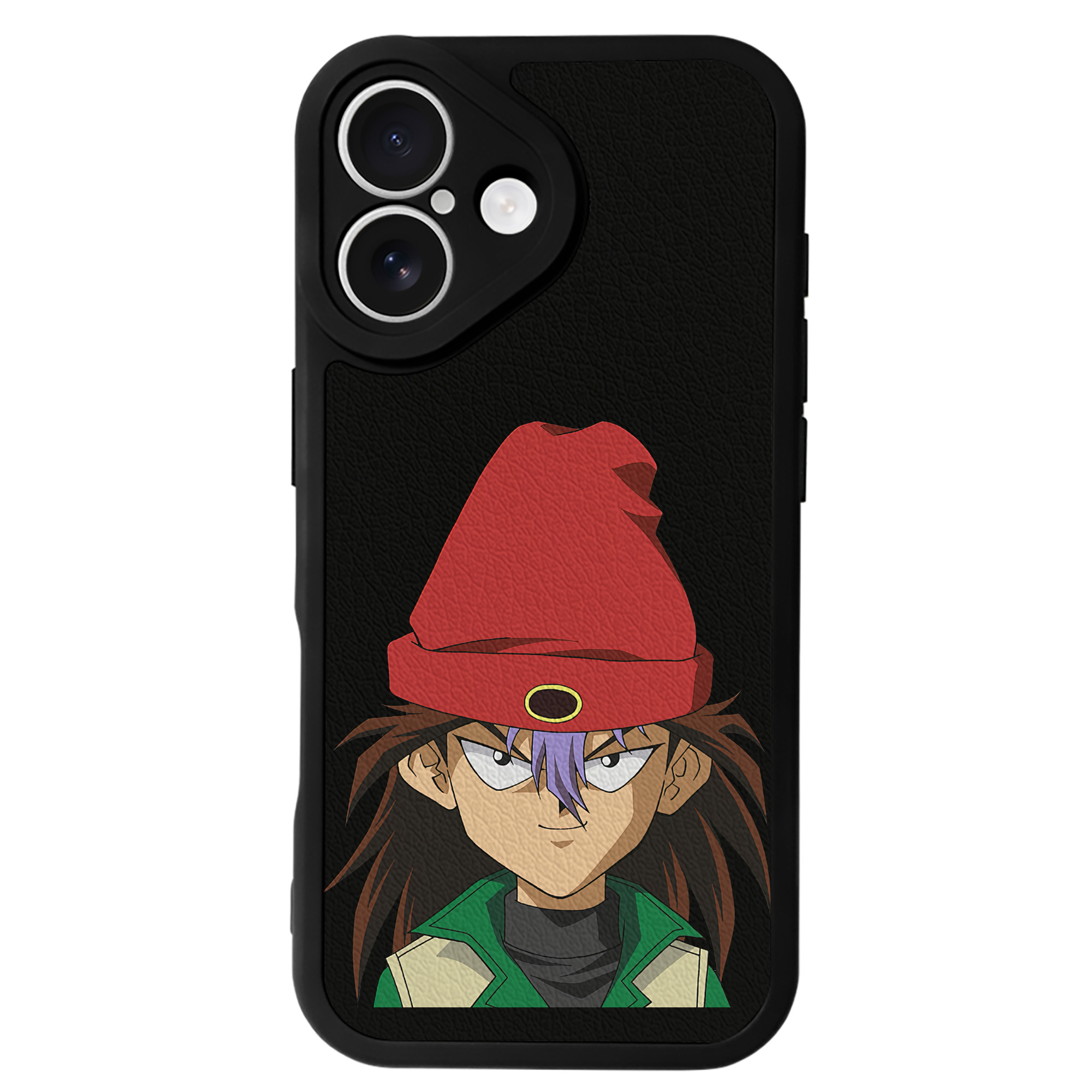 遊☆戯☆王 Yu-Gi-Oh! 【iPhone 16シリーズ対応】シリコンスマホケース（レザー調） 材質：シリコン